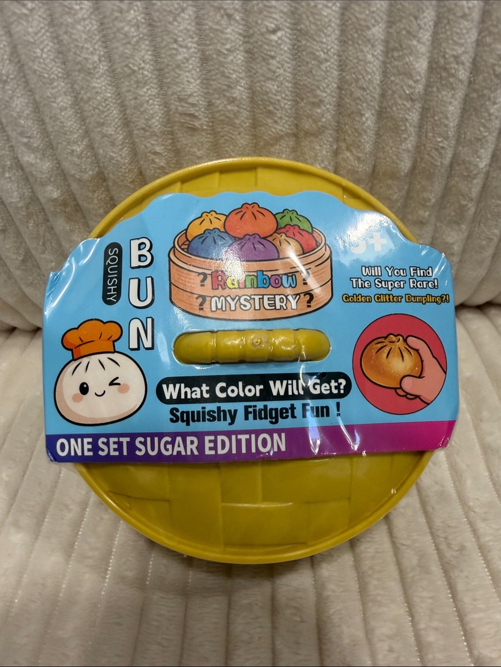 Squishy Bun Rainbow Mystery Dumpling. New and in Sealed Plastic.